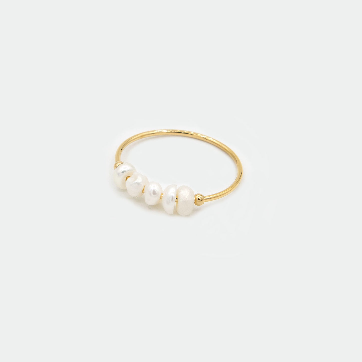 Elin Pearl and Gold Ring