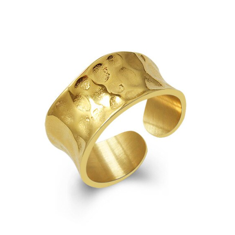 Hermes Open Gold Ring