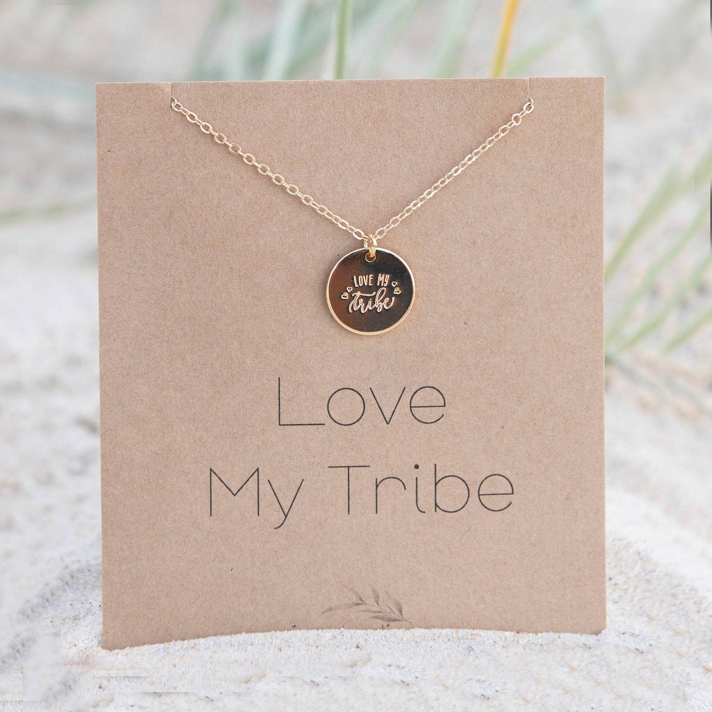 Love My Tribe Pendant Necklace