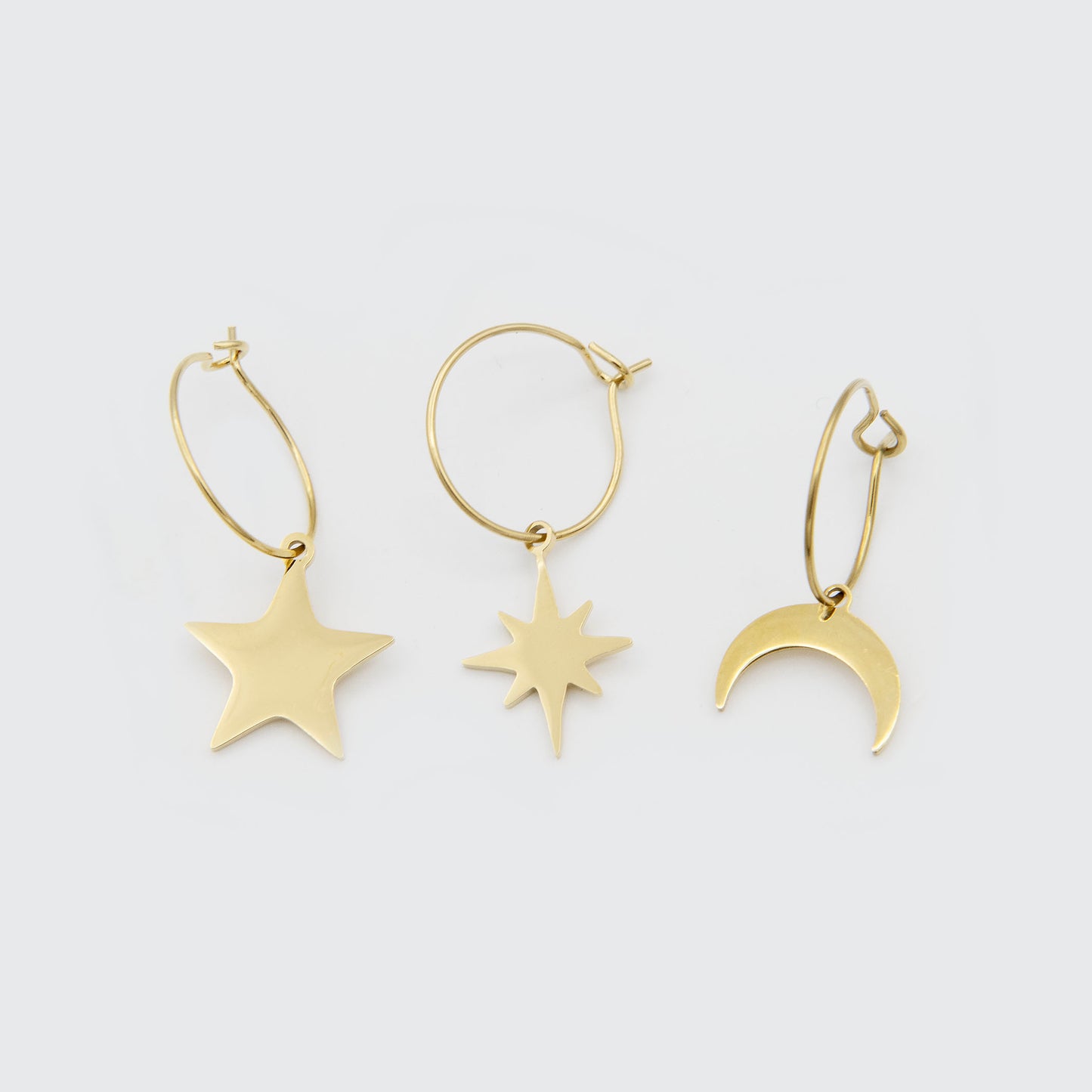 Celestial Hoop Earrings