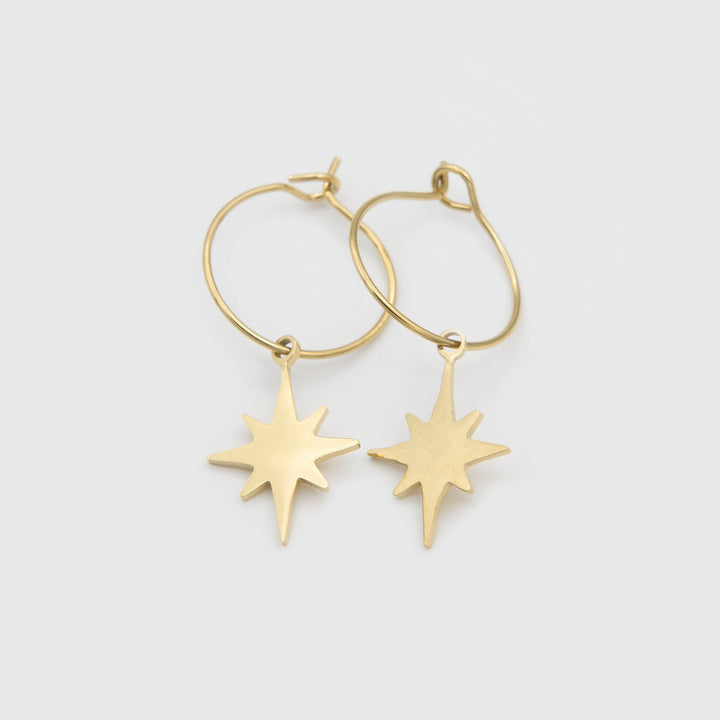 Celestial Hoop Earrings