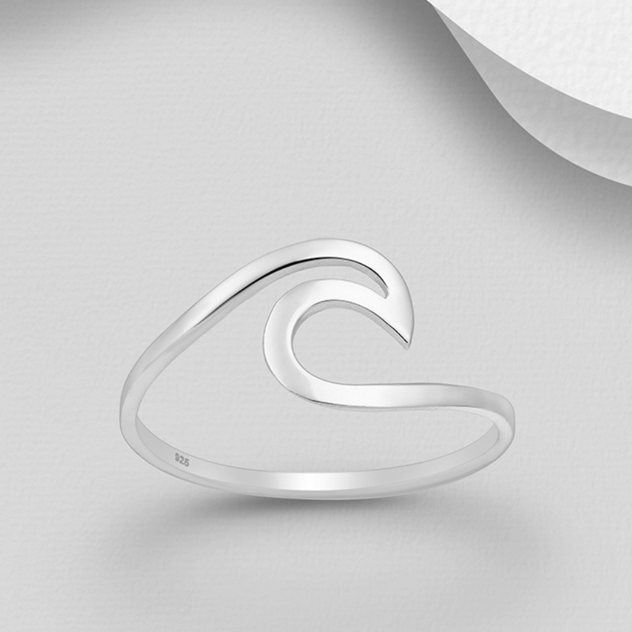 Silver Wave Ring 2