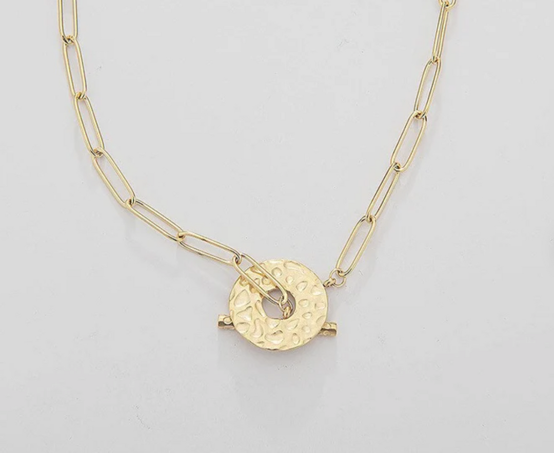 Chunky Gold Chain Link Necklace