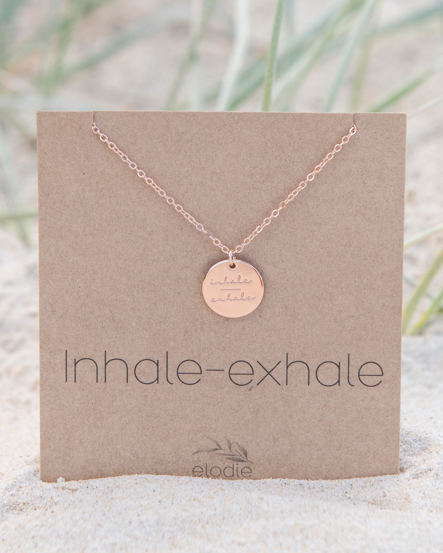Inhale Exhale Necklace