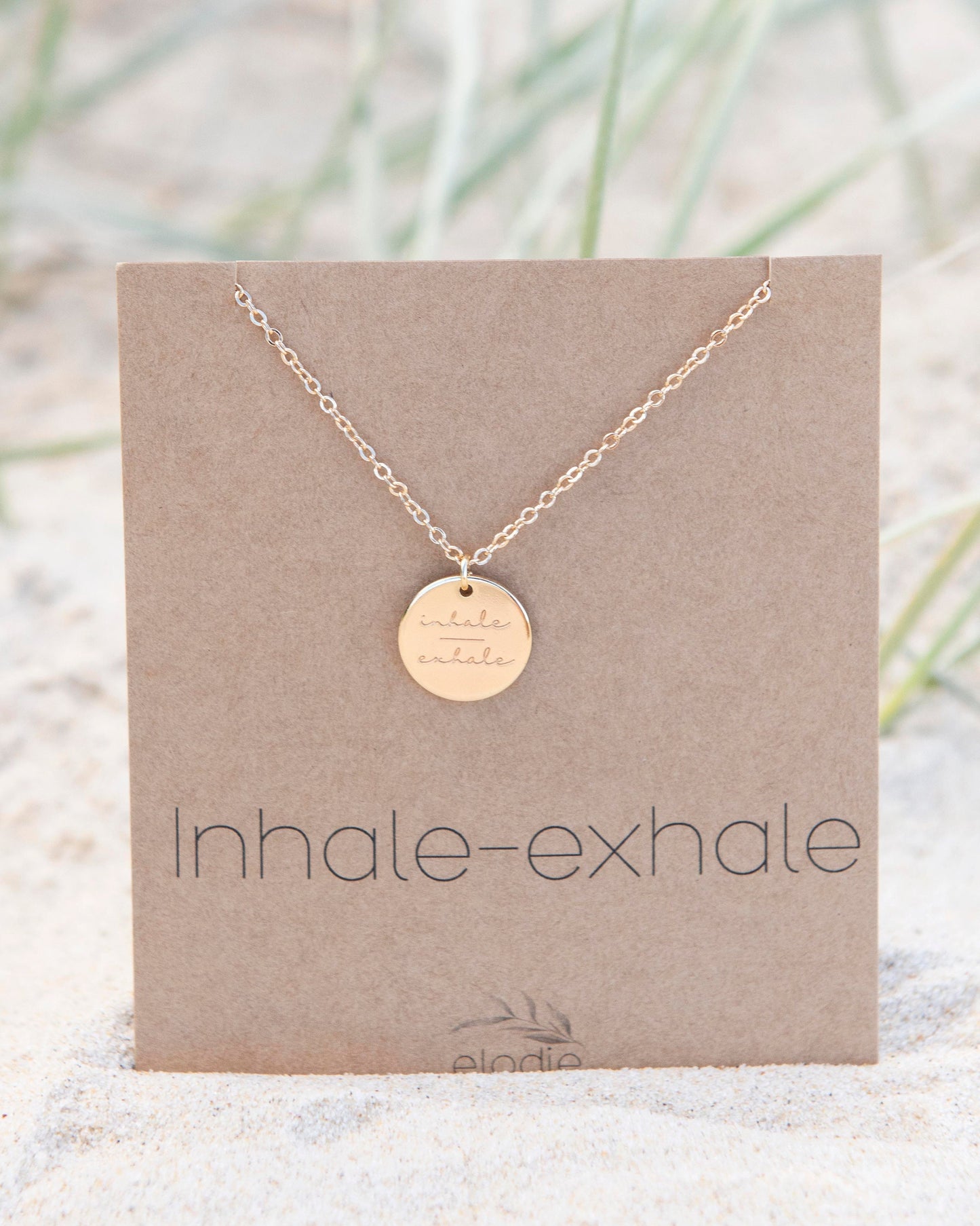 Inhale Exhale Necklace