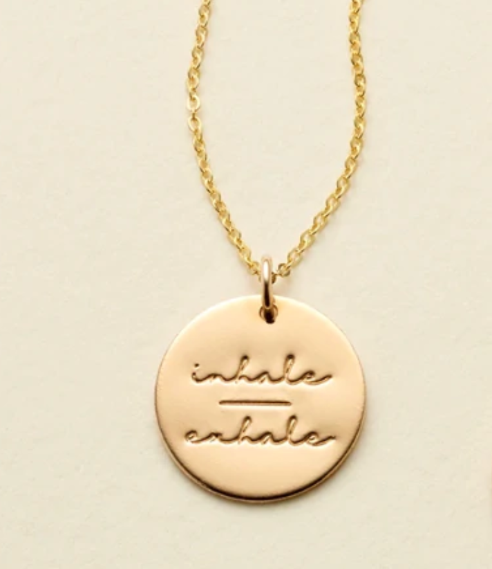 Inhale Exhale Necklace