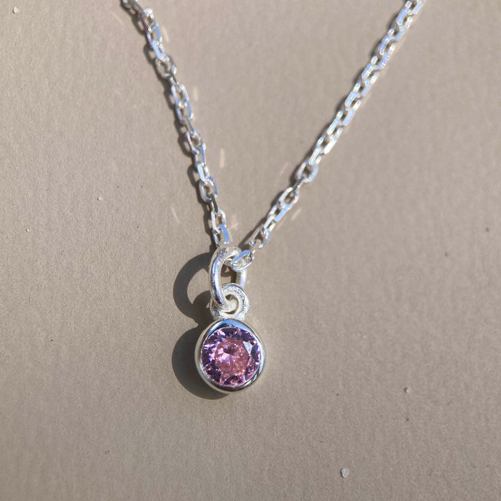 Solitaire Birthstone Pendants